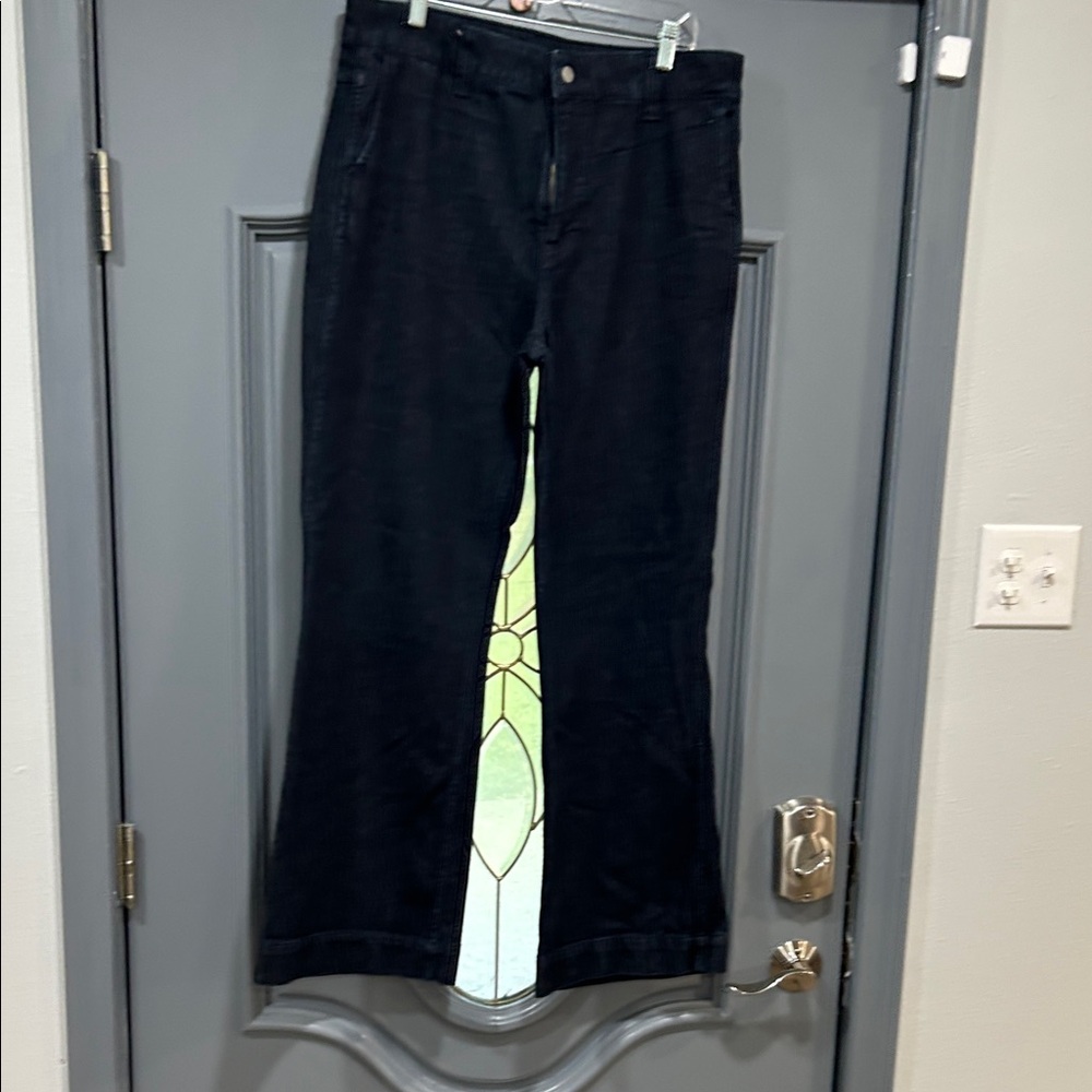 J Crew Dark Denim Trousers.